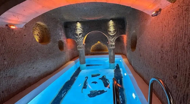 Двухместный номер Deluxe с видом на бассейн Mizan Cave Cappadocia