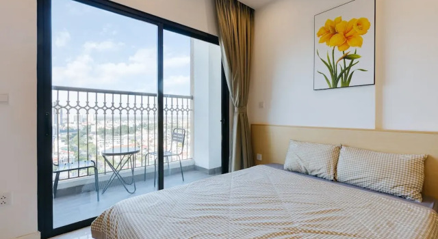 Двухместная студия с балконом Muse Hanoi Luxury Apartment - D'Eldorado