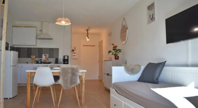 Апартаменты c 1 комнатой bel appartement dans la montagne, L'orée du Bois