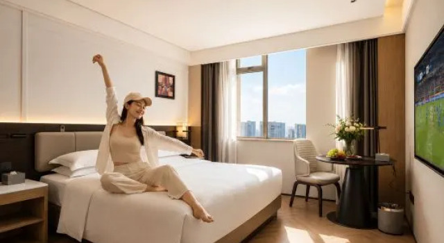 Номер Standard Mehood Lestie Hotel (Pingzhou Jadeite Street, Qiandeng Lake, Foshan Branch)