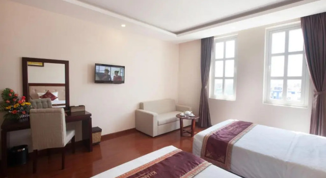 Двухместный номер Deluxe Khanh Linh Hotel
