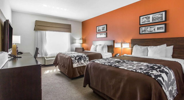 Четырёхместный номер Standard Sleep Inn & Suites Lubbock West