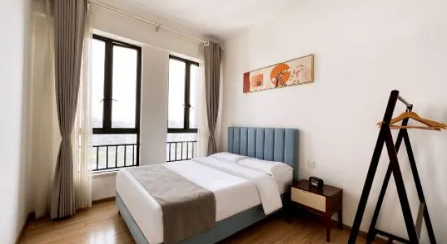 Люкс Deluxe с 2 комнатами с балконом Litu International Apartment (Guangzhou Greenland Central Plaza)