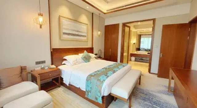 Люкс Deluxe Swan Lake Resort Hot Spring Jiangba
