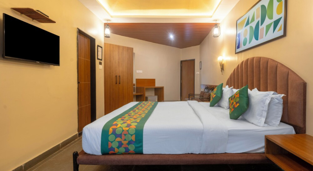 Номер Standard с видом на окрестности Treebo Premium Mowglis Den, Pench Tiger Reserve, Turia
