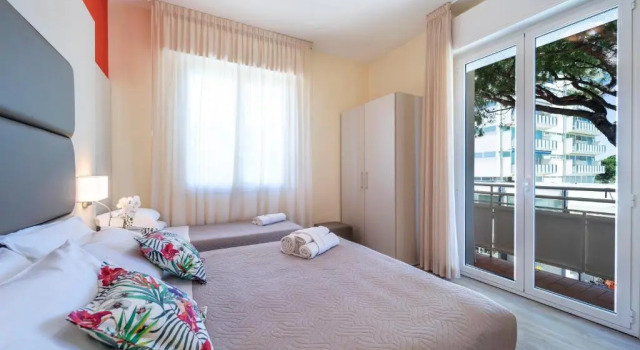 Трёхместный номер Standard с балконом Hotel Romagna