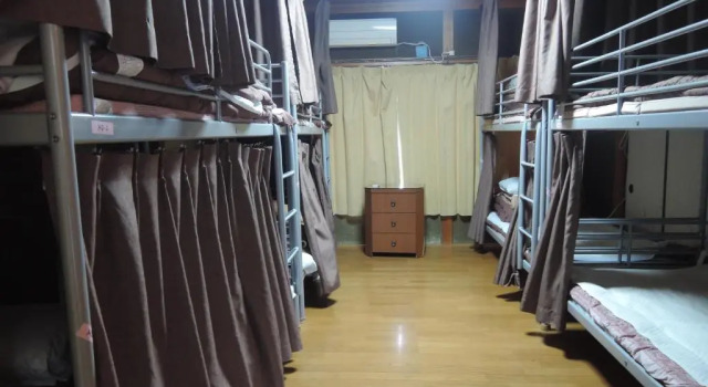 Кровать в общем номере Nikko Park Lodge Tobu Station