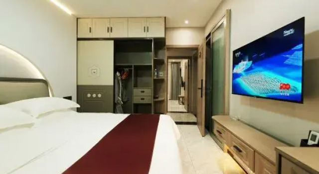Семейный люкс Deluxe с 3 комнатами Jiuzhaigou Yueting Mountain Residence Homestay