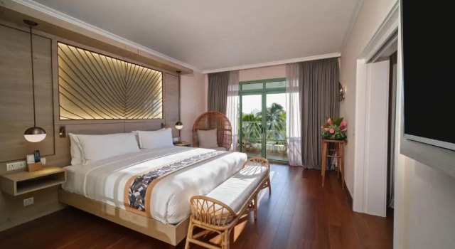 Двухместный люкс с видом на океан Hilton Hotel Tahiti