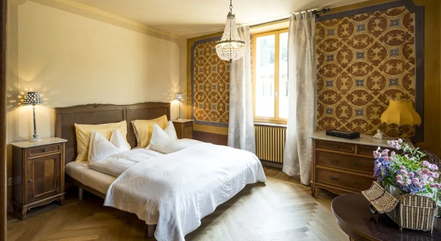 Двухместный номер Classic Swiss Historic & Garten Hotel Villa Carona