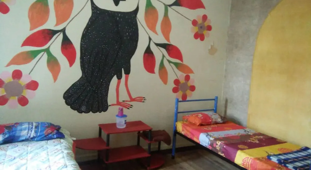 Кровать в общем номере Krishna Hostal - Hostel