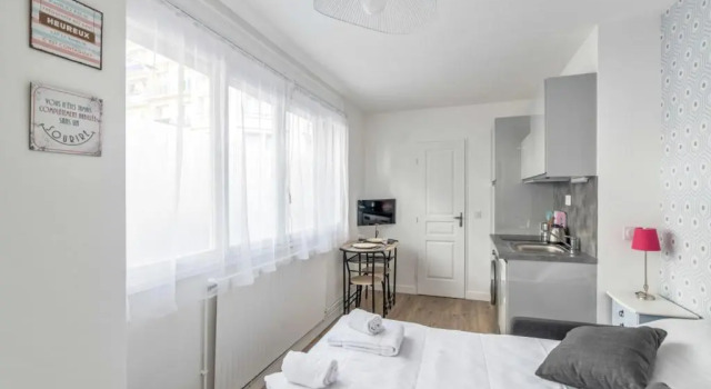 Студия Sunny and cosy studio close to Part-Dieu district in Lyon - Welkeys