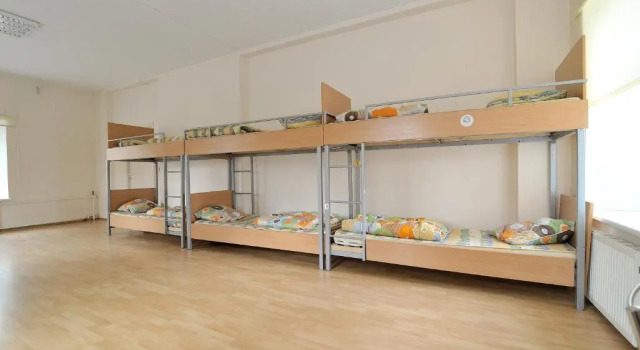 Кровать в общем номере (мужской номер) Hostel Filaretai