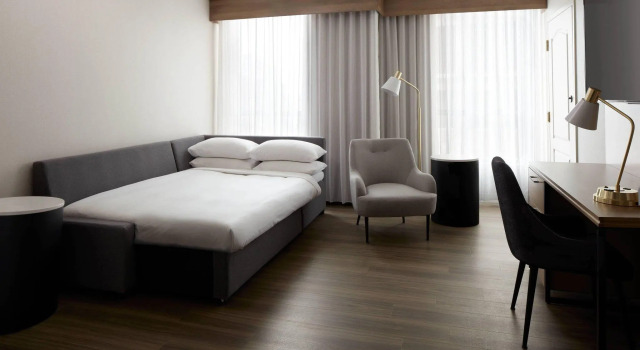 Двухместный люкс Marriott Quebec City Downtown