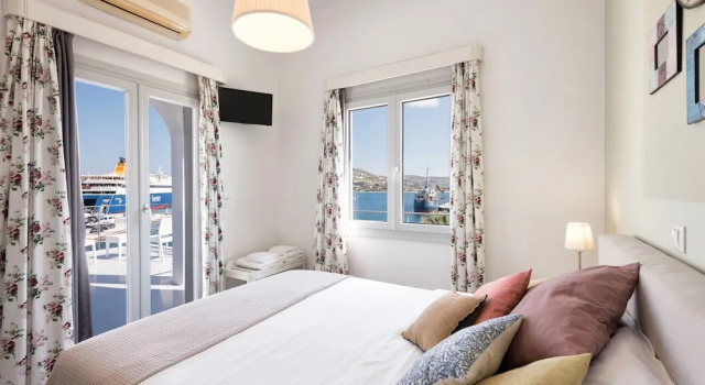 Двухместный номер Standard с балконом и с видом на море Hotel Oasis