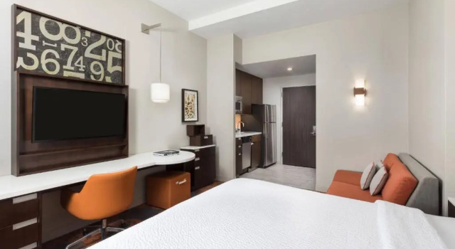 Двухместная студия Executive Residence Inn by Marriott New York Downtown Manhattan/World Trade Center Area
