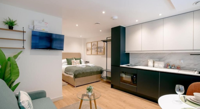 Lindenstone Apartments, Book Lejlighed Lejligheder i Maidstone, Lejlighed