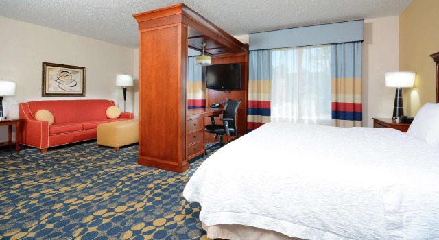 Двухместная студия Hampton Inn & Suites Huntersville