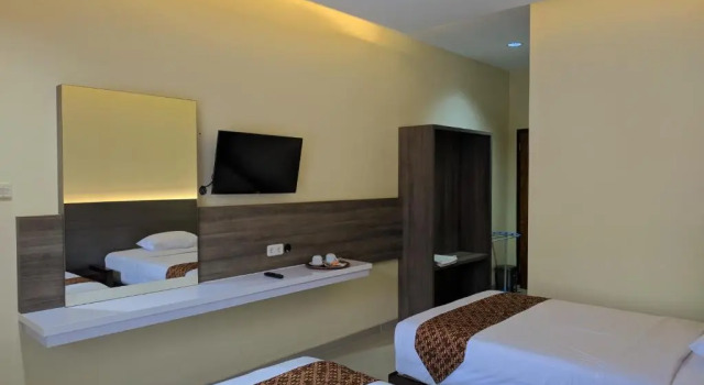Habitación doble Estándar con vista a la montaña Hotel Pondok Asri Tawangmangu