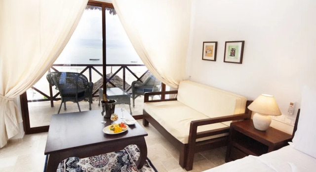 Двухместный номер Deluxe с видом на океан Alladin Boutique Beach Hotel and SPA Zanzibar