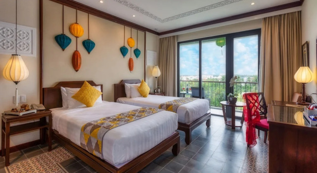 Двухместный полулюкс с балконом и с видом на луг Cozy Savvy Hoi An - The Quintessence of Exquisite Retreat