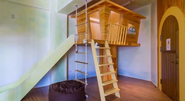 Standard quadruple chambre Vue sur cour Cest Mignon