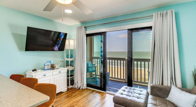 Апартаменты Balcony w/ Ocean View! North Beach 2nd-floor Condo