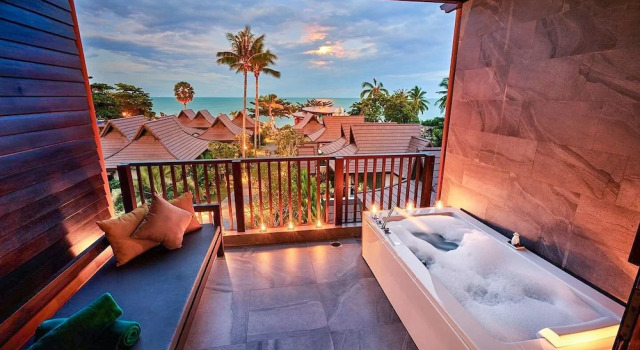 Номер Deluxe с видом на море Khanom Beach Resort And Spa