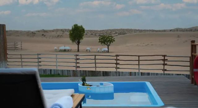 Номер Standard Al Marmoom Dome Luxury Desert Experiential Stay