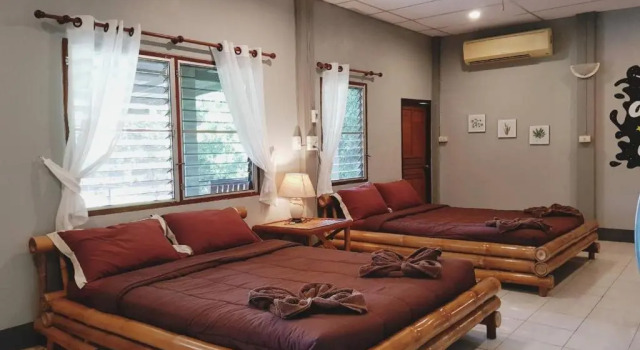 Четырёхместный номер Standard с красивым видом из окна Dreamhome Chiangdao