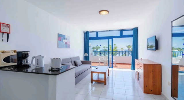 Двухместные апартаменты Superior с балконом и с видом на океан Apartamentos Jable Bermudas