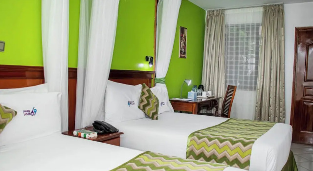 Четырёхместный номер Standard с видом на внутренний двор 67 Airport Hotel Nairobi
