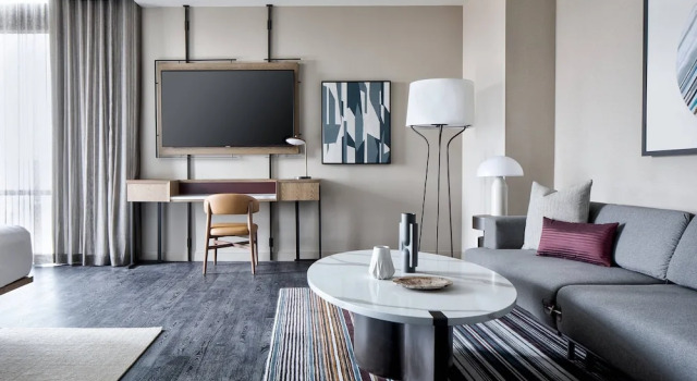 Двухместный полулюкс с видом на город Marriott Dallas Uptown