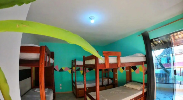 Кровать в общем номере Chamos Hostel Cultural
