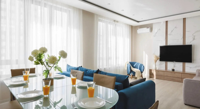 SunVille Apartments on Alexey Kozin Street 2, Prenota Appartamento Hotel a Tatarstan con parcheggio, Parcheggio