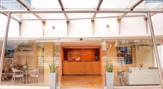 Hotel Oceania Cartagena, Забронировать Отель Отели Картахены 3 звезды, рядом с Пляж Кастильо-Гранде, 3*