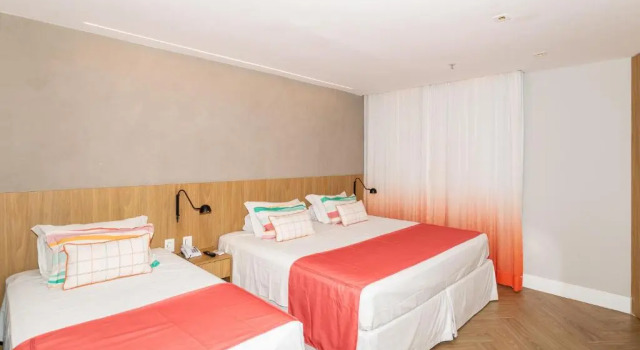 Трёхместный номер Standard Hotel Astoria Ipanema - antigo Mar Ipanema