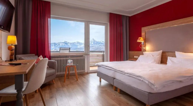 Двухместный номер Standard с видом на горы Hotel Bergruh