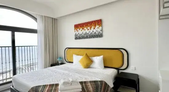 Ocean view 1-bedroom full furnished apartment southern Phu Quoc, Rezervasyon Daire Mekong Delta havuzlu oteller, Yüzme Havuzu