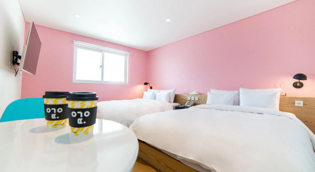 Двухместный люкс Hotel Yeogiuhtte Gangneung Gyeongpo