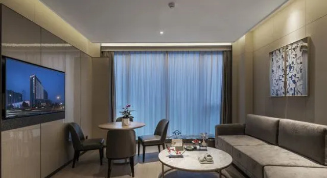 Люкс Deluxe с видом на город Lu'An Newjincheng International Hotel
