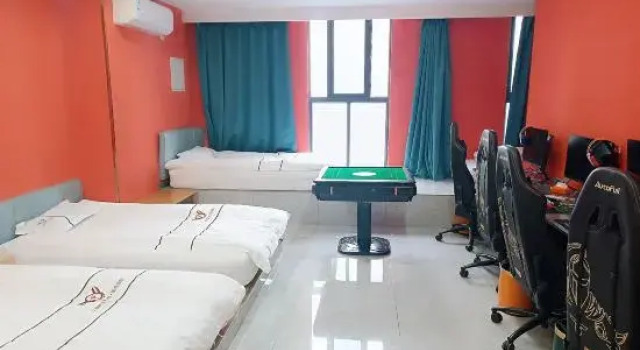 Кровать в общем номере Leihuo E-sports Homestay
