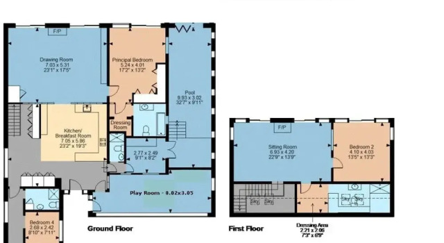 Коттедж Luxury Seafront Family Home - Indoor Pool