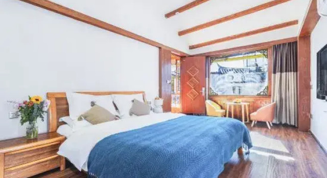 Люкс с видом на город Lijiang Rongyi Homestay