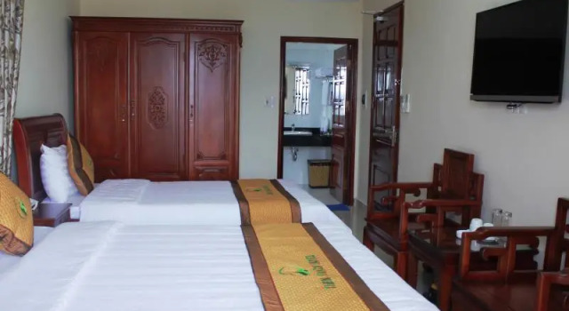 Трёхместный номер Standard с видом на горы Thien Thach Hotel