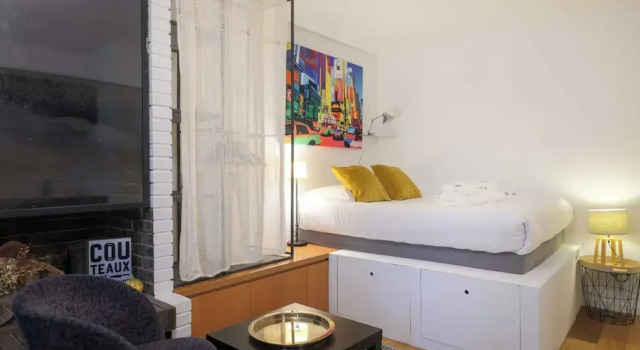 Charming Studio Apartment for 2 - Bastille, Забронировать Апартаменты/квартира Отели Парижа с парковкой, рядом с Quinze-Vingts Eye Hospital, Парковка