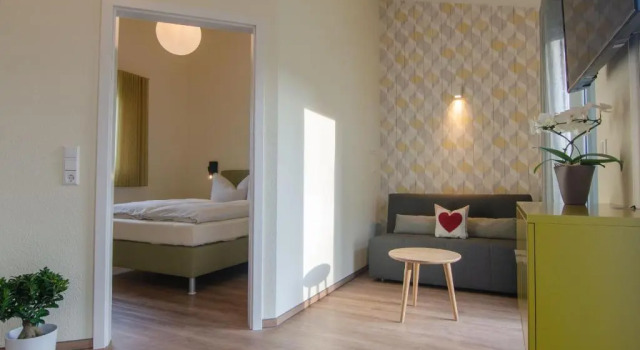 Апартаменты c 1 комнатой Gästehaus Heimelig