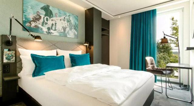 Standart çift kişilik oda Motel One München-Garching