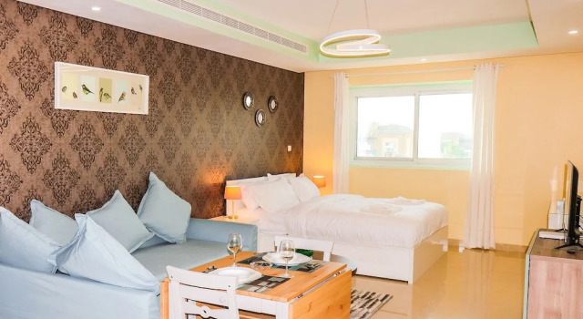 Studio Apartment in Hercules Tower, Забронировать Апартаменты/квартира Арабиан Ранчес Дубай