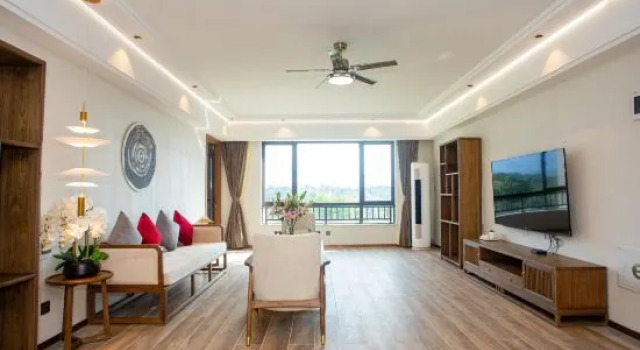 Люкс с 3 комнатами с видом на горы Zhangjiajie Golf Club Homestay